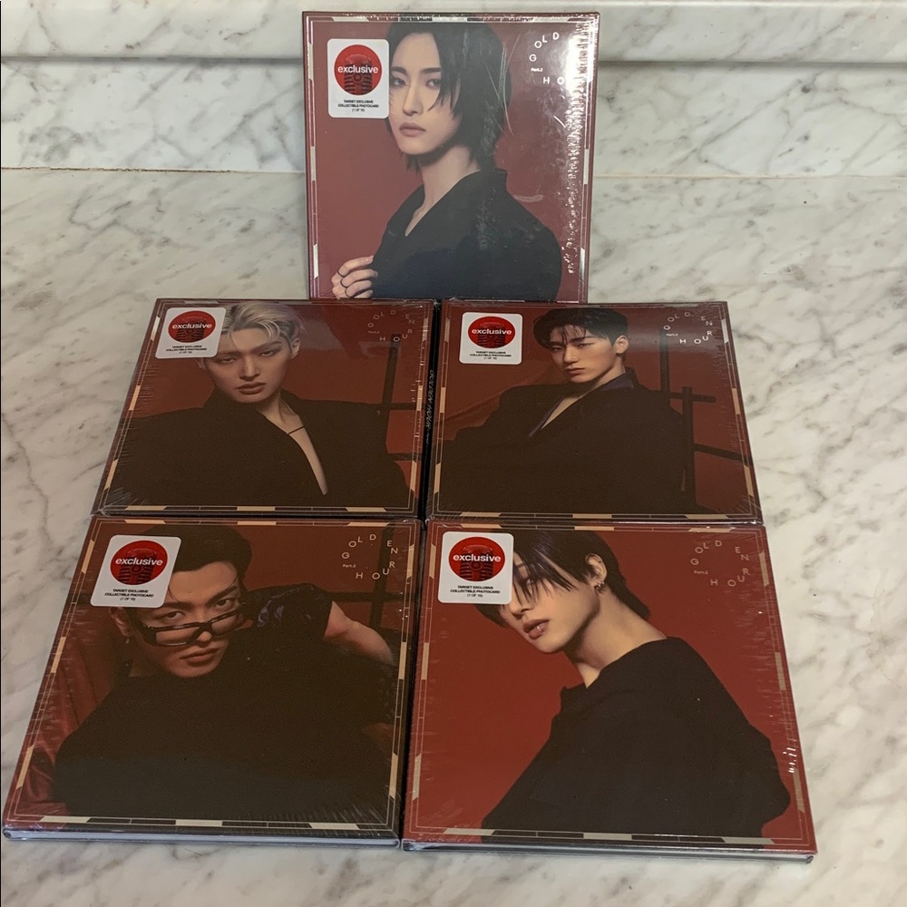 A-Teez K-Pop 5 NEW Golden Hour #2 Target exclusive CD Digipacks Hot Korean Band